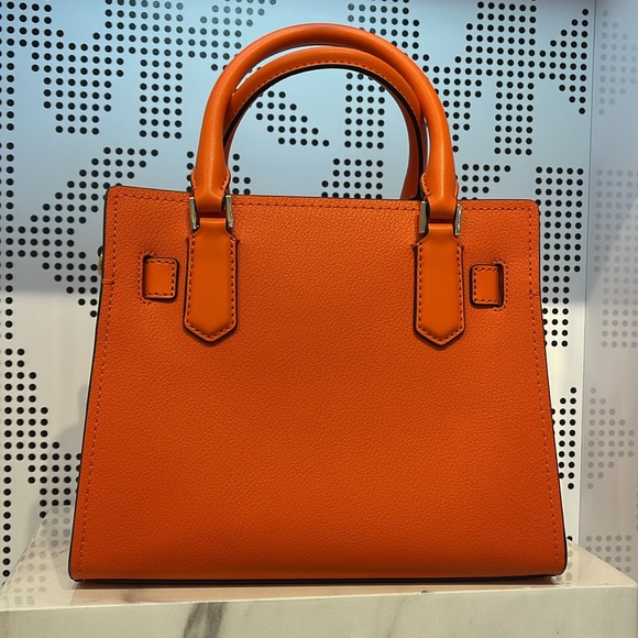 Michael Kors Hamilton Small Satchel Shoulder Crossbody Bag 
Poppy COLOR 
NWT - Picture 4 of 16